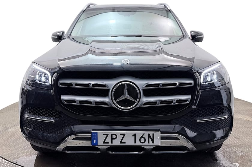 Bild 3 av Mercedes-Benz GLS 350 d 4MATIC 7sit Drag Airmatic Pano 360° HUD Burmester SE SPEC