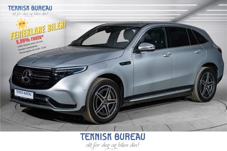 Mercedes-Benz EQC 400 4MATIC AMG Premium+, Skinn, Soltak, HUD, 360°, Burmester®