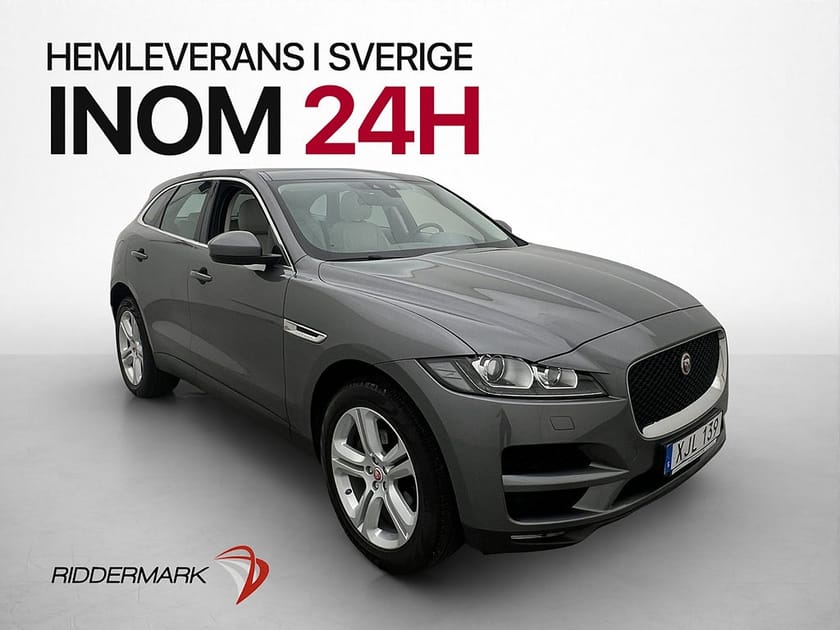 Bild 1 av Jaguar F-Pace 25t AWD 250hk Drag Pano Navi Kamera Läder