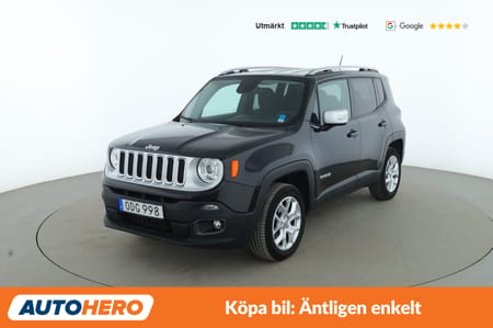 Jeep Renegade 1.4 M-Air Limited 4WD / Rattvärme, Backkamera, GPS