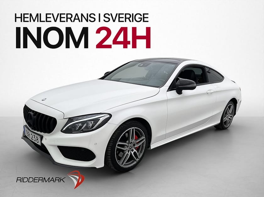 Bild 3 av Mercedes-Benz C 220 d Coupé 220d 170hk AMG Pano Burm Kamera Navi