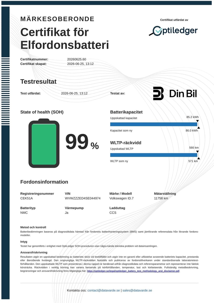 Bild 2 av Volkswagen ID.7 GTX Tourer 86 KWH Elstolar/Headup/ljudsystem