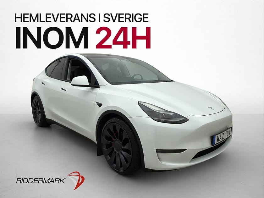 Bild 4 av Tesla Model Y Performance 534hk Pano Värmepump Kamera Drag