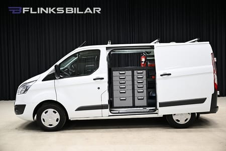 Ford Transit Custom 290 130HK Servicebil|Dubbeldörr|Inredd|Moms|SeUtr!