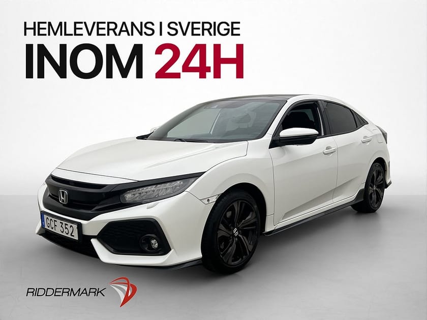 Bild 1 av Honda Civic 1.5 i-VTEC 182hk Pano Navi Kamera Bluetooth