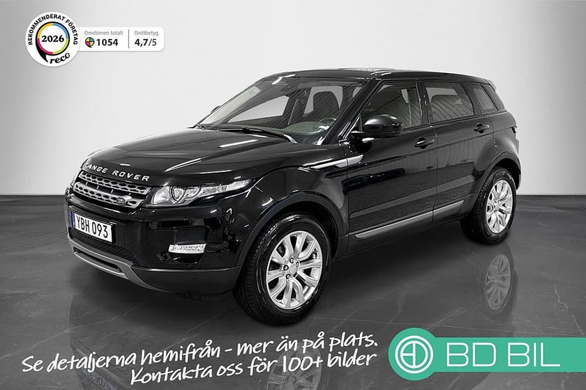 Bild 1 av Land Rover Range Rover Evoque 2,2 SD4 AWD SKINN DIESELVÄRMARE DRAGKROK 0,58L/mil