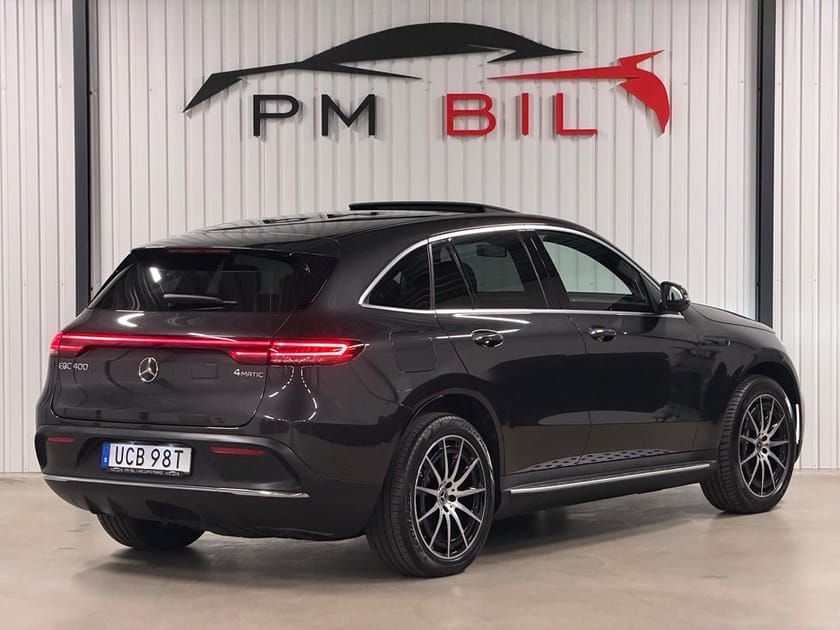 Bild 3 av Mercedes-Benz EQC 400 4MATIC AMG Line Taklucka Burmester Drag S&V-Hjul