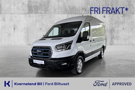 Ford E-Transit 350 L3H2 3-SETER/2X SKYVEDØRER/CRUISE/NAVI/