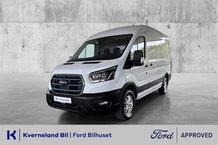 Ford E-Transit 350 L3H2 3-SETER/2X SKYVEDØRER/CRUISE/NAVI/