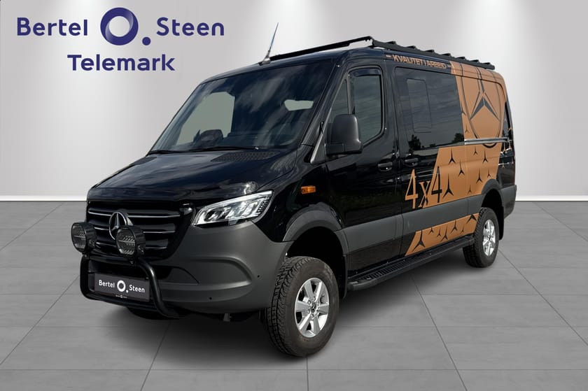 Bilde 1 av Mercedes-Benz Sprinter 319 CDI 4x4 Panel Van 4x4|Carplay|Cruise|Webasto|Lazer|H.feste +++