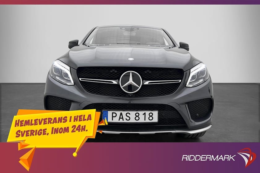 Bild 2 av Mercedes-Benz GLE 450 AMG 4MATIC Coupé 4M 367hk H/K Skinn 360 HUD