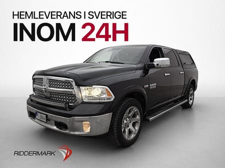RAM 1500 Crew Cab Dodge Laramie 5.7 4x4 Luft Kamera Alpine Skinn Kåpa