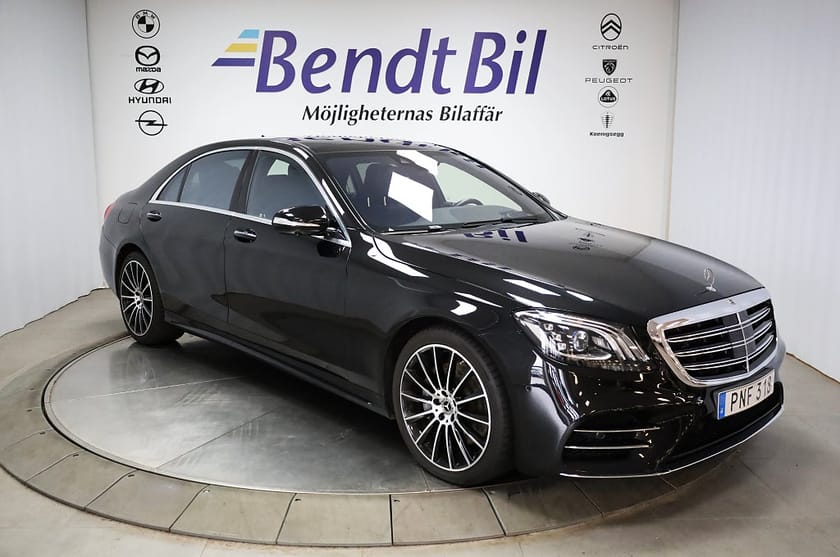 Bild 1 av Mercedes-Benz S 400 d 4MATIC L Lång AMG Exclusive/Panorama/ Nybesiktigad