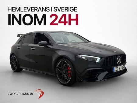 Mercedes-Benz AMG A 45 S 4MATIC+ A45S 4M+ 421hk Pano Burmester Skalstolar