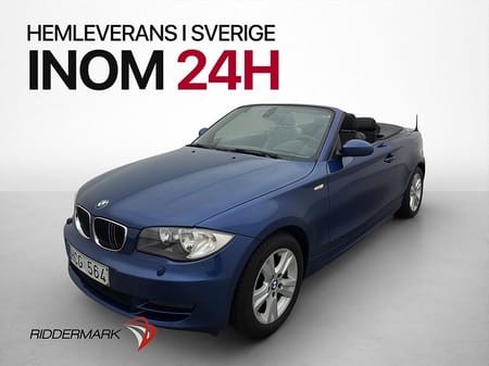 BMW 118i Convertible 118 143hk Advantage M-Värmare Halvskinn