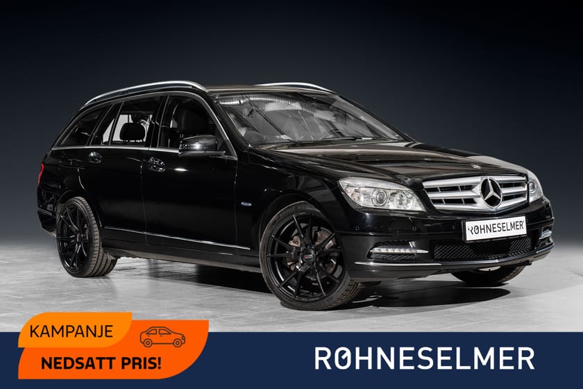 Bilde 1 av Mercedes-Benz C 200 T CDI BE Nye19" hjul LAV KM Bra historikk DAB+ El.seter Automat