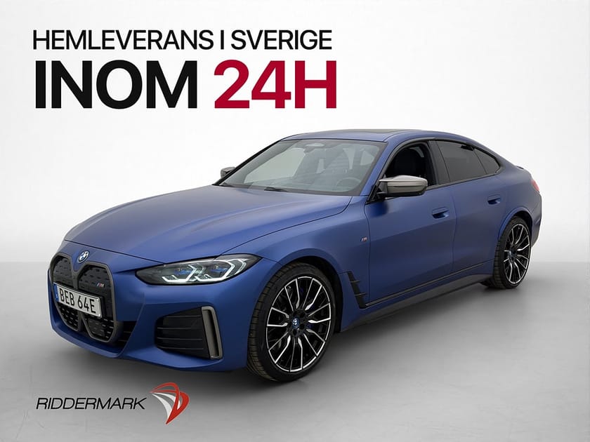 Bild 1 av BMW i4 M50 xDrive Gran Coupé Taklucka H/K Laser HUD Drag 360