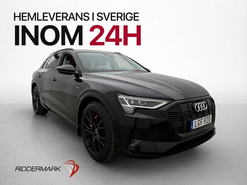 Bild 1 av Audi e-tron 55 quattro Q Cockpit B&O Night Vision Pano 360 Skinn HuD