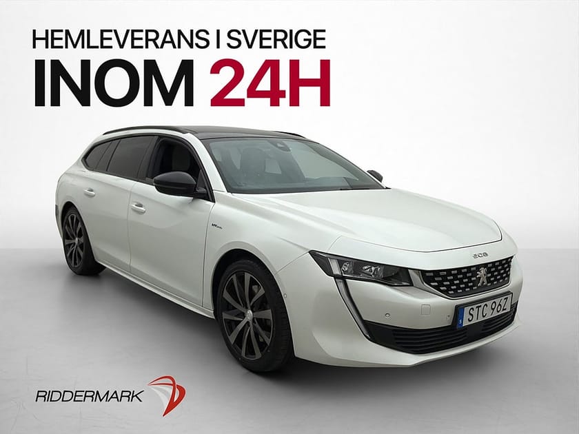 Bild 1 av Peugeot 508 SW Hybrid 224hk GT Focal Pano Värm Kamera Drag