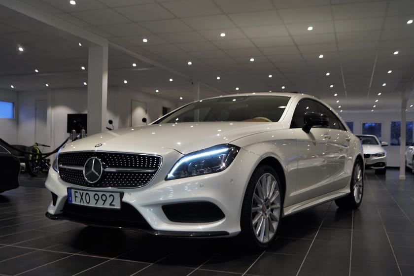Bild 3 av Mercedes-Benz CLS 350 BlueTEC AMG Plus Sport, Designo Taklucka