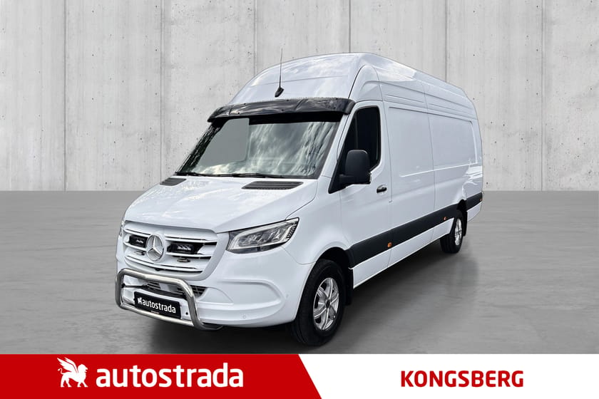 Bilde 1 av Mercedes-Benz Sprinter 319 CDI Panel Van 319CDI 190HK/H.F/Web/360 Kam./Distr./Bøyle/Lazer lys/+