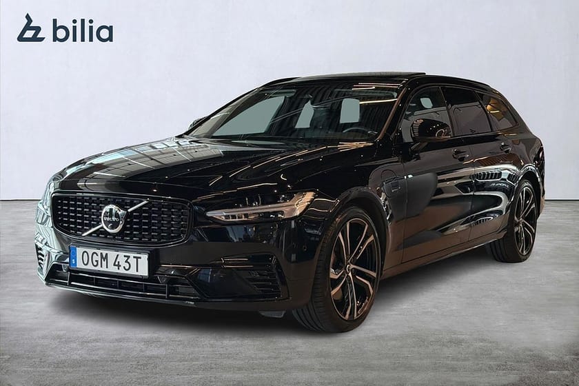 Bild 1 av Volvo V90 Recharge T8 AWD Ultimate Dark | Pano | Massage | Drag