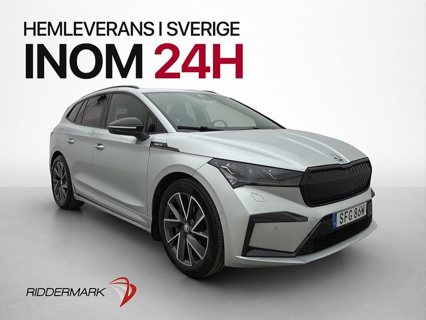 Bild 1 av Škoda Enyaq iV 80x Skoda Sportline Kamera Navi CarPlay Drag Adaptiv