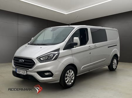 Ford Transit Custom 300 Crew Van transit-custom CrewVan L2 Drag Värm Kamera CARPLAY Moms