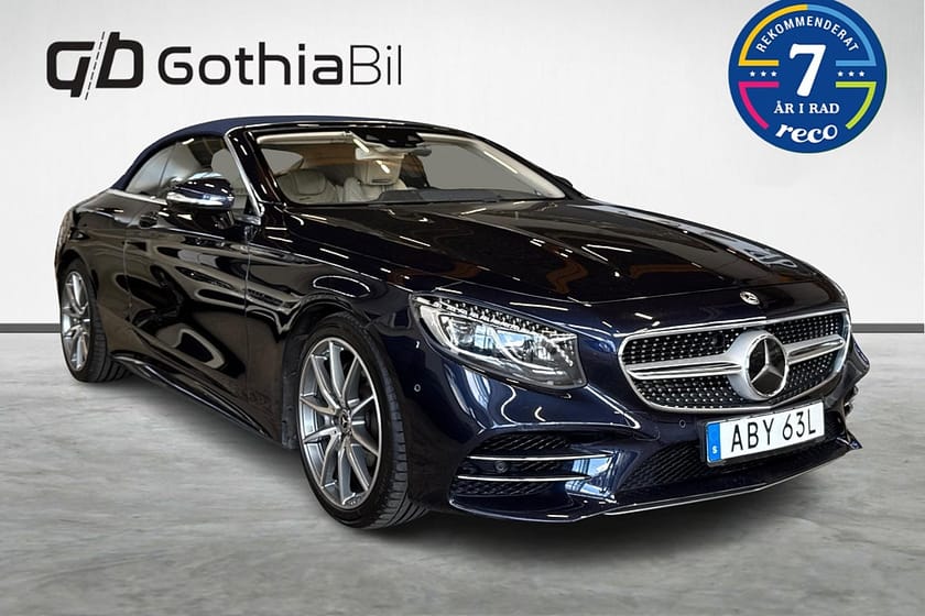 Bild 3 av Mercedes-Benz S 560 Cabriolet 9G-Tronic AMG Sport Nightvision Burm HUD