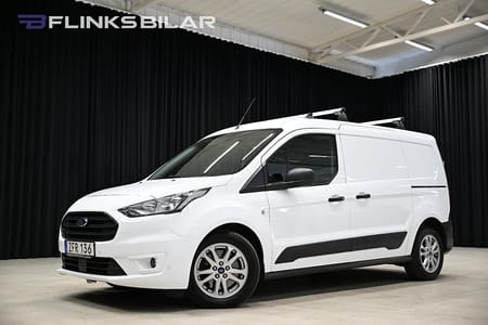 Ford Transit Connect 230 LWB 100HK L2|Automat|Inredd|Dubbeldörr|EnÄgare|Moms