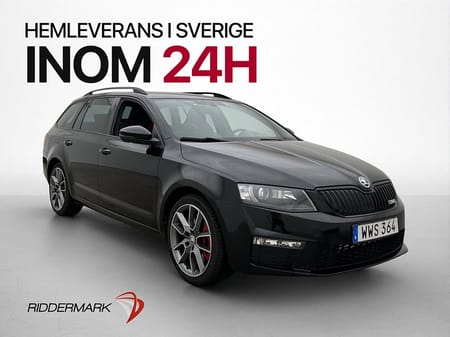 Škoda Octavia Kombi RS Skoda 2.0 TDI 184hk Värmare Drag Canton