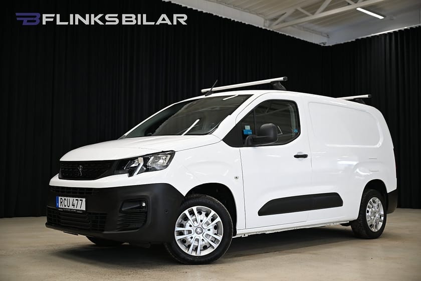 Bild 1 av Peugeot Partner Utökad Last 130HK L2|Automat|V-Inredd|Drag|Värmare|Lågmil|Leasbar