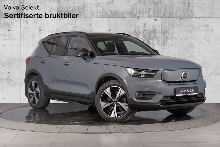 Bilde 1 av Volvo XC40 P8 AWD Recharge 408 hk. Krok/360 kam/Aktive lys/VOC/Soltak/Harman Kard