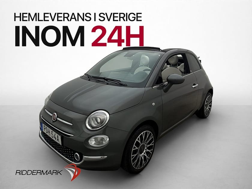 Bild 3 av Fiat 500 Hybrid Cab Lounge Sensorer Bluetooth Två-Brukare