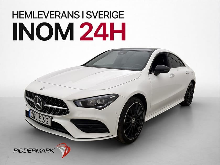 Bild 3 av Mercedes-Benz CLA 250 e CLA250 Coupé 218hk AMG Pano Wide Kamera Drag