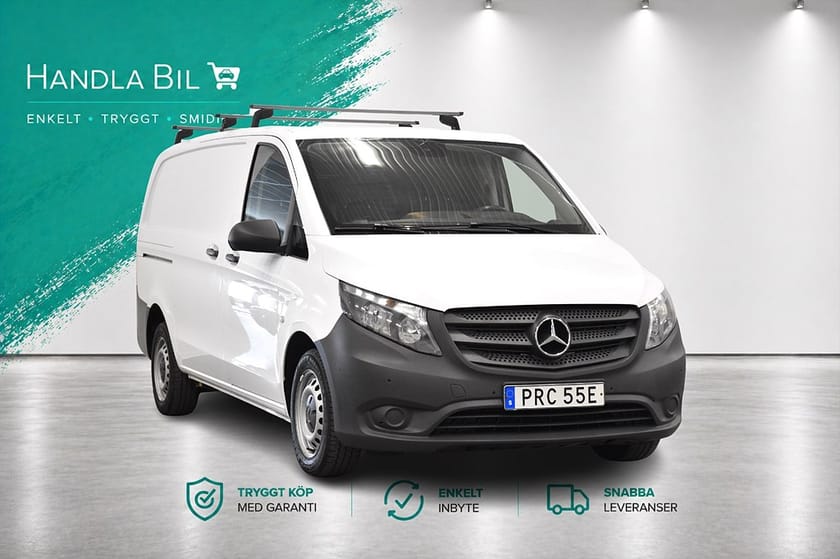 Bild 3 av Mercedes-Benz Vito 110 CDI 2.8t L2 D-värm B-kam Moms Dragkrok Nyservad
