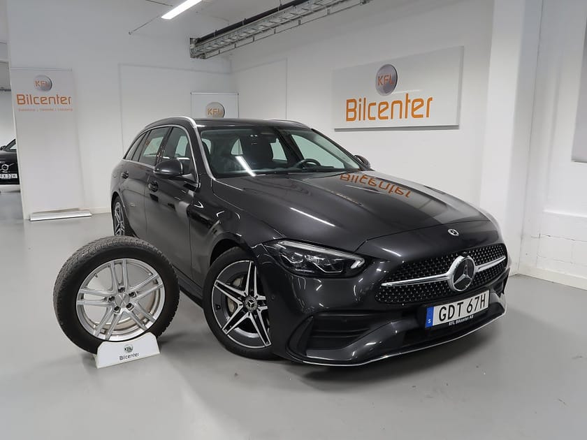Bild 1 av Mercedes-Benz C 220 T d AMG Line V-Däck ingår Focal-Navi-Kamera-Cockpit