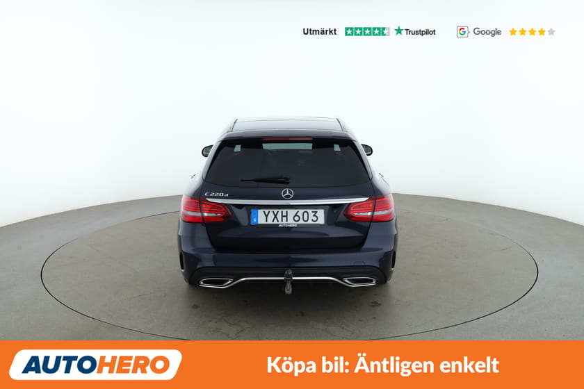 Bild 4 av Mercedes-Benz C 220 T d AMG Line / Panorama, Drag, Backkamera