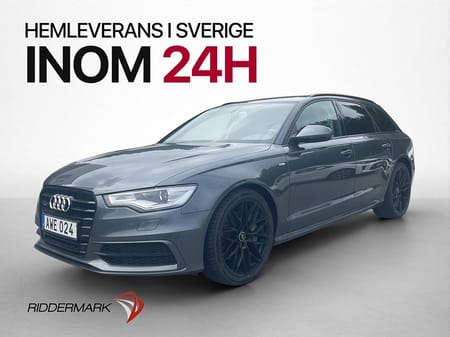 Audi A6 Avant 3.0 TDI Q 313hk S-line D-Värm 4-Zons klima GPS