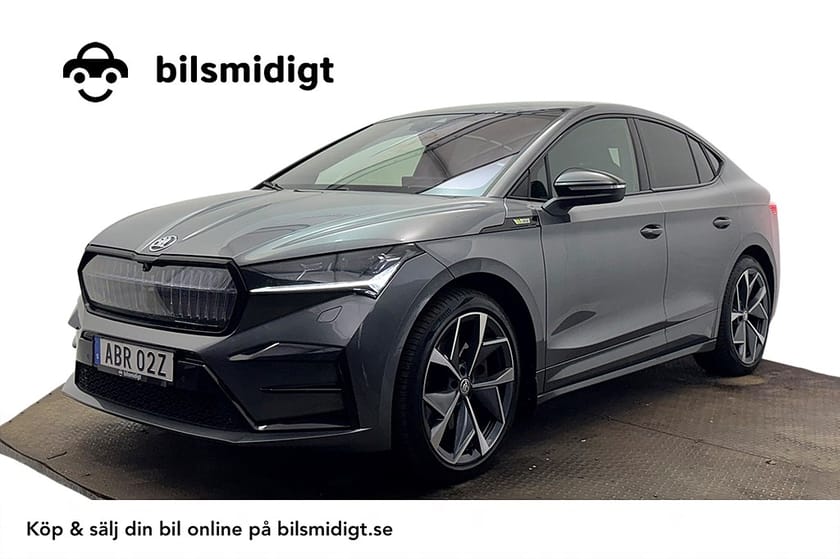 Bild 1 av Škoda Enyaq Coupé RS Solid Advanced Drag CANTON HUD Pano Stolsminne 340hk