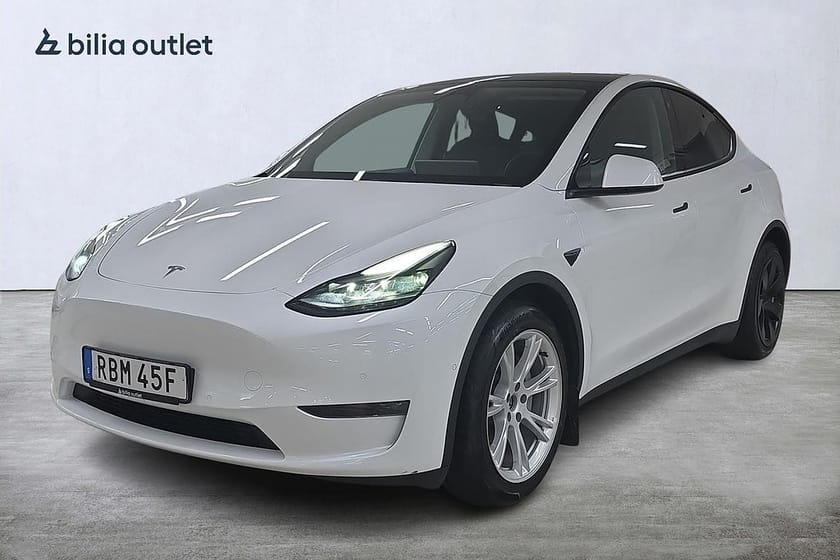 Bild 1 av Tesla Model Y Long Range AWD Dragkrok Backkamera Panorama Moms