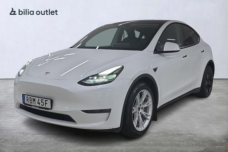 Tesla Model Y Long Range AWD Dragkrok Backkamera Panorama Moms