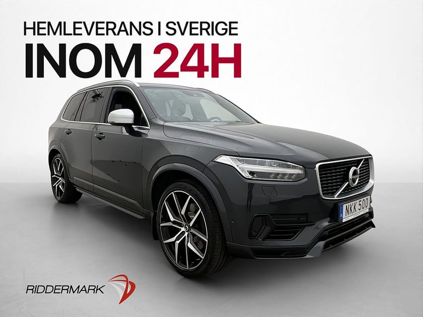 Bild 1 av Volvo XC90 T8 AWD R-Design 7Sits B&W HUD Luft Pano 360° Drag