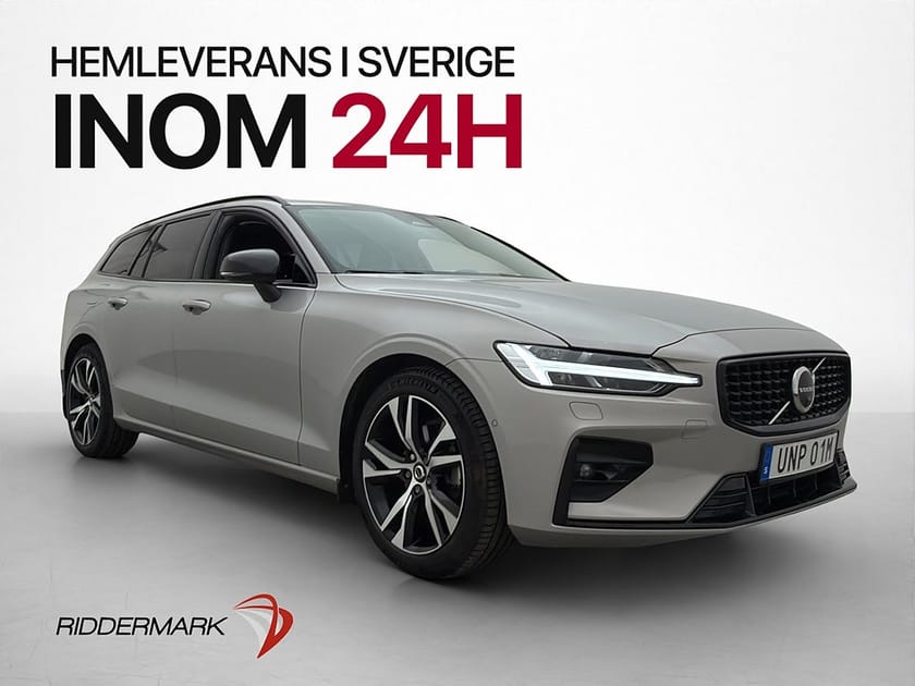 Bild 1 av Volvo V60 B4 197hk Plus Dark 360° Skinn Drag Värmare MOMS