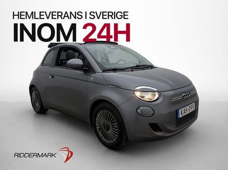 Fiat 500Ce 500C CE 42 kWh Carbriolet Navi CarPlay Sätesvärm