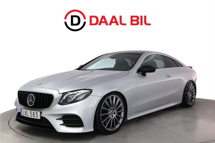 Bild 1 av Mercedes-Benz E 300 Coupé E300 245HK AMG P-VÄRM 360° BURMESTER® HUD