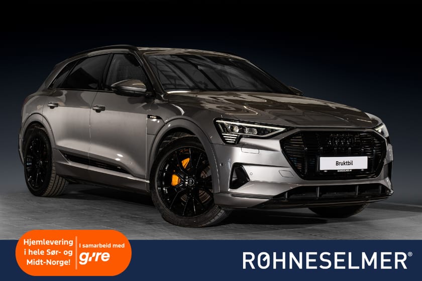 Bilde 1 av Audi e-tron 55 quattro Forvarme App B&O El-seter 360 Sort taktrekk+