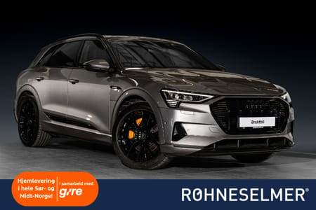 Audi e-tron 55 quattro Forvarme App B&O El-seter 360 Sort taktrekk+