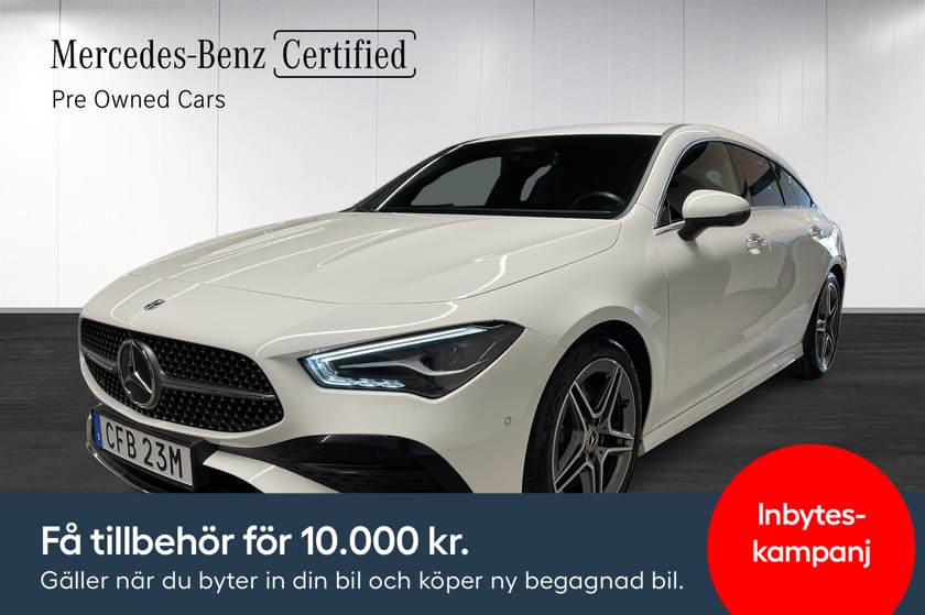 Bild 1 av Mercedes-Benz CLA 200 Shooting Brake AMG Line Premium/360/Dragkrok/V-Hjul/Moms