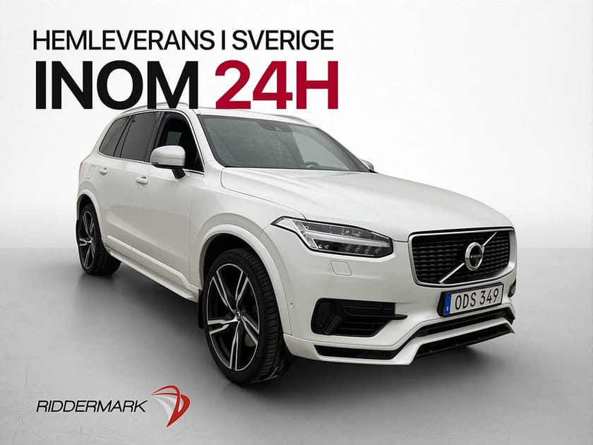 Bild 1 av Volvo XC90 T8 R-Design 7Sits Värmare Pano B&W 360 Drag Skinn